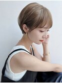 ショートヘア ショートカット くびれショート 絶壁解消 耳かけ