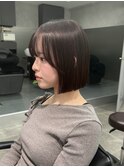 小顔に見せる顔周り/韓国風タッセルボブ【白井愛海】