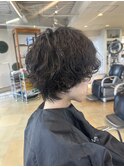 メンズ波巻きラフパーマ