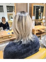 ネオリーブ ジューク 日吉店(Neolive JuQ)&nbsp;日吉/綱島　ホワイトグレージュミニウルフデジタルパーマ