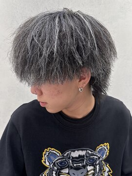 ルースト 西院店(ROOST) マッシュウルフ×ブルーメッシュ