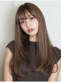 小顔ロング＃髪質改善＃白髪ぼかし＃鎌倉＃40代＃グレージュ