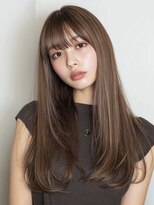 エダ 鎌倉(edA.) 小顔ロング＃髪質改善＃白髪ぼかし＃鎌倉＃40代＃グレージュ