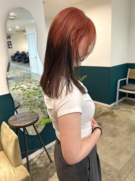 ヘアーブレイス(hair brace) ルーツカラー×顔周りレイヤー【菅野竜矢】