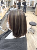 ノアル 大宮店(NOAHL)&nbsp;白髪ぼかし/ハイライトカラー/カラー/透明感/ハイライト/上尾