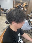 サーフカール/スパイキーショート/ブルーブラック/秦野