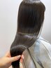 似合わせカット+オーガニックカラー(全体)３ステップトリートメント￥15400