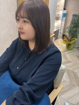 キラーナセンダイ(KiRANA SENDAI) [ミルクティーベージュ/鎖骨ミディアムヘア]