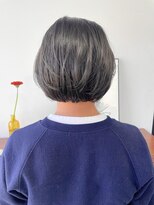 ヘアー アイス 御器所本店(HAIR ICI) 20代30代秋冬暗髪カラーレイヤーボブパーマ小顔ショート