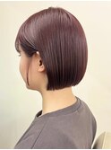 ボブ　ぷっつんボブ　タッセルボブ　暖色カラー　奈良　田村梨乃