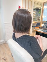 ネオリーブ チロル 横浜西口店(Neolive CiroL.)&nbsp;小顔/クラゲヘアー/オリーブグレー/ボブレイヤー【横浜】k