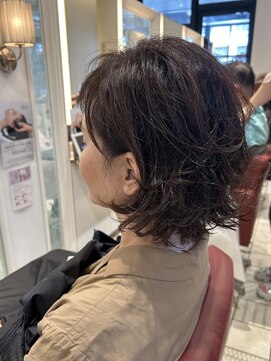 アミリアバイザザ(amiliea by ZA/ZA) 癖を生かしてクシャボブヘアー