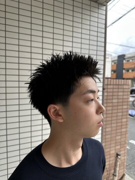 MEN’S HAIR/サーフカール/刈り上げセンターパート/船橋