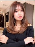 ミディアムレイヤー*顔周りレイヤー*顔周りカット*髪質改善