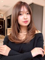 ケーツー エソラ池袋店(K-two)&nbsp;ミディアムレイヤー*顔周りレイヤー*顔周りカット*髪質改善