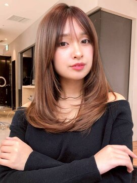 ケーツー エソラ池袋店(K-two) ミディアムレイヤー*顔周りレイヤー*顔周りカット*髪質改善