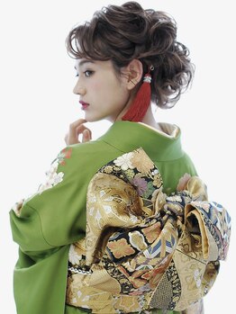 ゲッカビジン(GEKKABIJIN)の写真/六本木2分＊結婚式,二次会などのイベントも専門店にお任せ♪［着付+ヘア￥15000~/レンタル+着付ヘア￥30000~]