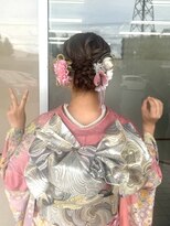 美容室 びゃんびゃん 社店&nbsp;ヘアセット/編み込みヘアアレンジ/成人式/結婚式/卒業式/着付