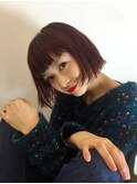 ticro大石 切りっぱなしボブ