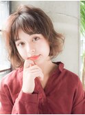 ふわふわミディアムボブ☆relian青山
