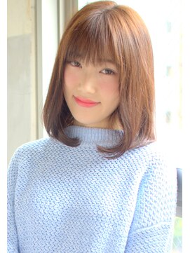 ミュージアム(MUSEUM) ◆MUSEUM◆ミディアムロブの大人愛されヘア♪