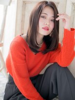 クオーレ ヘア アンジュ 水戸店(CUORE HAIR ange)&nbsp;*ange水戸*…ニュアンスカラーのワンカール小顔ストレートa