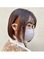 ジジ 代々木(Gigi)&nbsp;【Gigi長田】イメチェン　イヤリングカラー　前髪カタログ