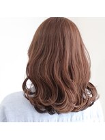 デコヘアーフラッペ(DECO HAIR frappe)&nbsp;ダブルカラー　オレンジカラー　夏カラー　　外ハネボブ