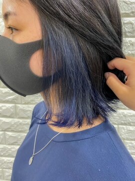 デザイアー 下高井戸店(desire) イヤリングカラー×サファイアブルー