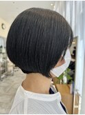 黒髪ボブ【30代/40代/50代/マニキュア/髪質改善】H