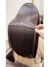 クオリア(qualia) ダークバイオレットカラー＋髪質改善トリートメント
