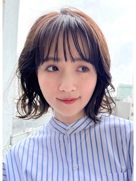 スナッグルサロン(SNUGGLE SALON) 大人可愛い外はねウェーブボブ