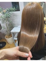 カームバイリコ 学芸大学(calm by liko)&nbsp;美髪/大人かわいい/こなれミディ/サンドベージュ[学芸大学]