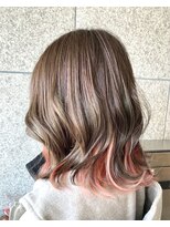 ルシア(LUCIA) 大人可愛い10代20代30代◎フェイスフレーミングピンク