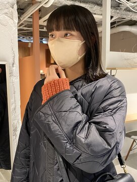 コフィー バイ メルト 吉祥寺(cofy by melt) 【中澤彩乃】地毛風ダークアッシュグレージュワイドバング前髪