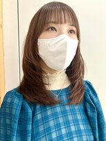 アフロートリノ(AFLOAT Leino)&nbsp;小顔ヘルシーレイヤースタイル透明感カラー【修】20代30代40代