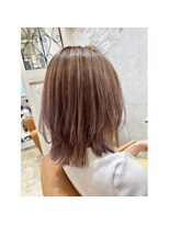 ヘアーラウンジ ハピル(Hair lounge Hapir) デザイン性抜群◎ハイトーンカラー/グレーベージュ/20代30代40代