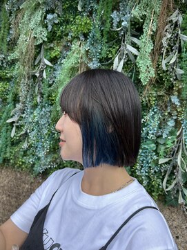 ノーブルヘアー(NOBLE HAIR) minibob×blue