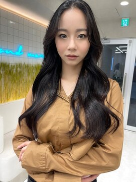 ロンド マーレ 天神大名店(Lond mare) 顔周りカット　韓国ヘア　レイヤーカット　グレージュ　グレー系