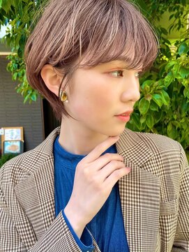 エニ 自由が丘(ENi) マチルダボブ/ピンクベージュ/インナーグレージュ[自由が丘駅]