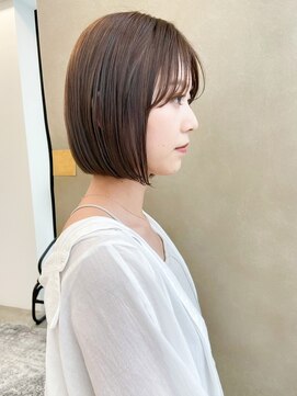 ノエ ナゴヤ(NOE NAGOYA) 縮毛矯正で作るストレートボブ