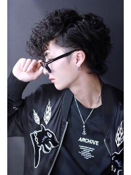 リップスヘアー 梅田アネックス(LIPPS hair) リーゼントカーリーウルフ