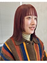 ワク(WAKU)&nbsp;ichida styleNO.57 オリーブベージュデザインカラーウェットヘア