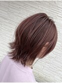 【レイヤーボブ×アッシュピンク】 別府/大分