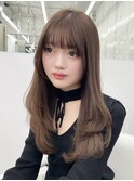 秋冬人気カラー/ダークブラウン/韓国ワンカール 上野