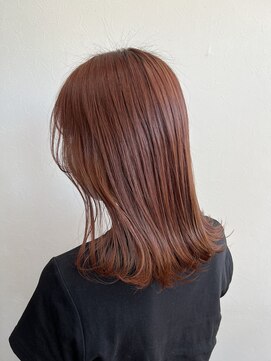 ヨンセンチメートル 野々市店(4ｃｍ) 艶髪×オレンジブラウン