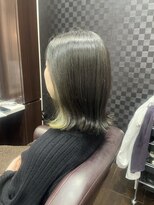 ラボア(La'BOA)&nbsp;暗めでも透明感！！ダークグレーcolor×イヤリング