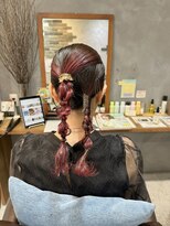 アルモヘアヴォーグ 静岡(ALMO hair VOGUE)&nbsp;【ALMO】左右非対称ツインアレンジ