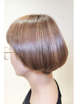 松本平太郎美容室 吉祥寺パートファイブ(PART5) マッシュボブ×イノアカラー×ハイライト/30代40代50代60代