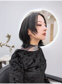 似合わせカット+くびれボブ
